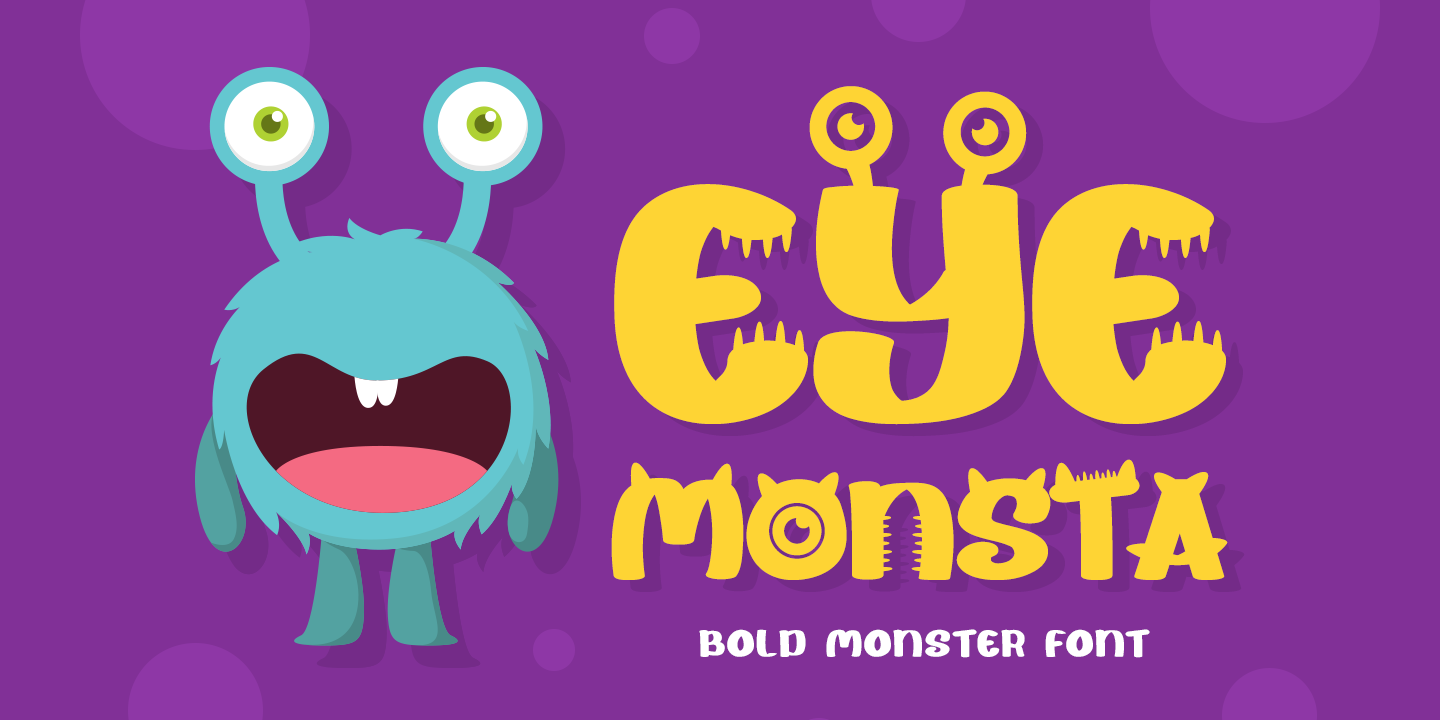 フォント Eye Monsta